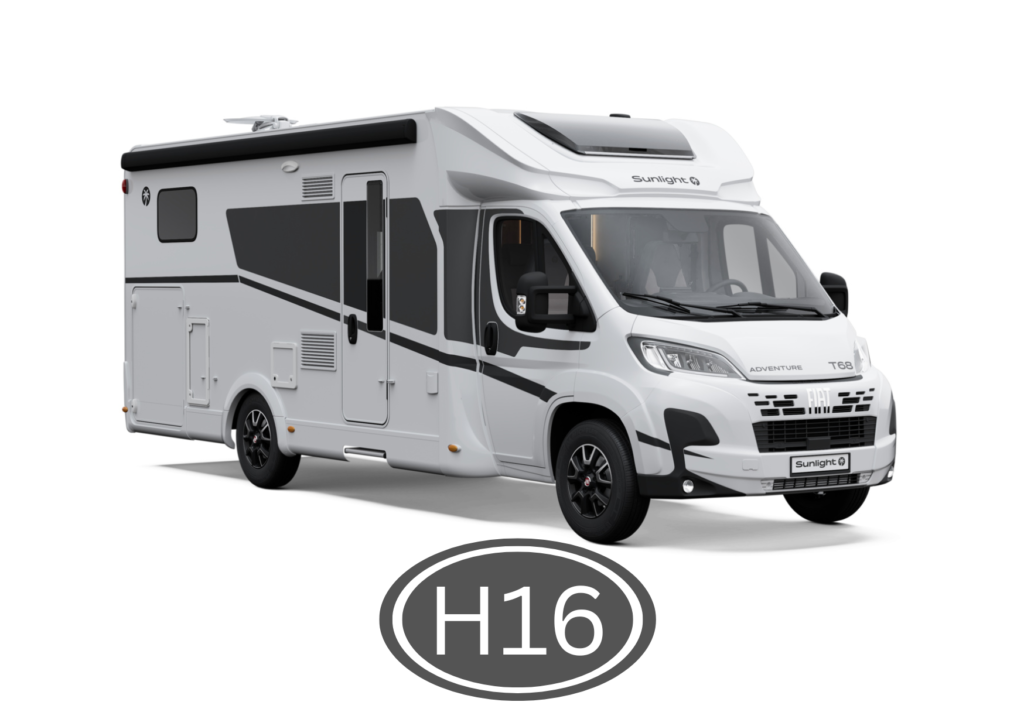 H16 – Fiat Sunlight T68 – 2 Berth Motorhome