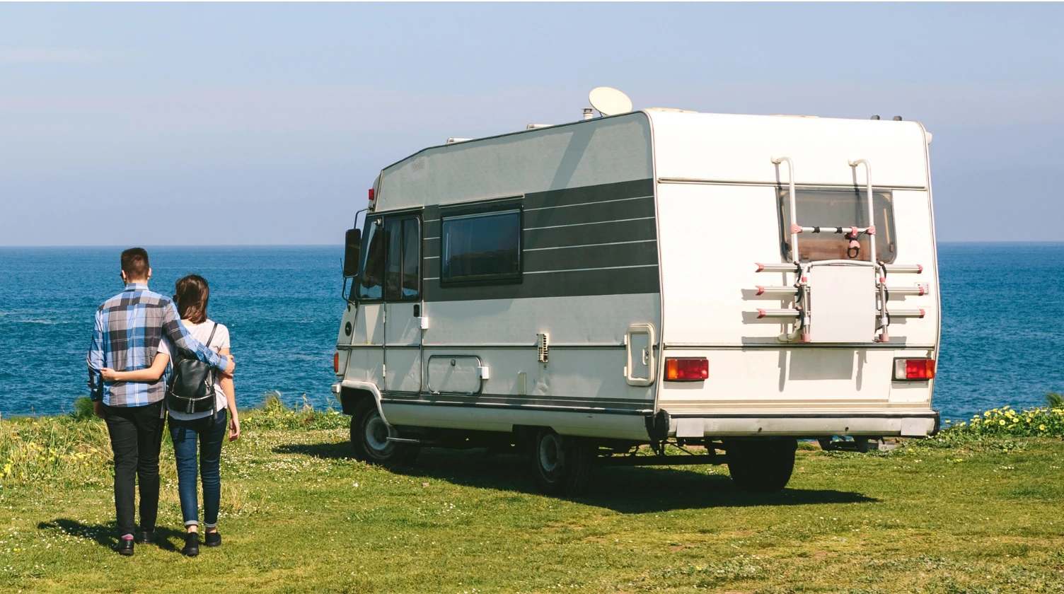Vintage campervan